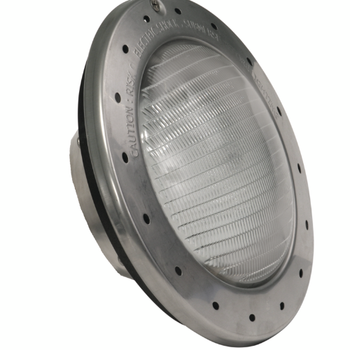 Jandy Large White LED Light, 120V, 65W, 5K, Stainless Steel Ring, 50' Cord