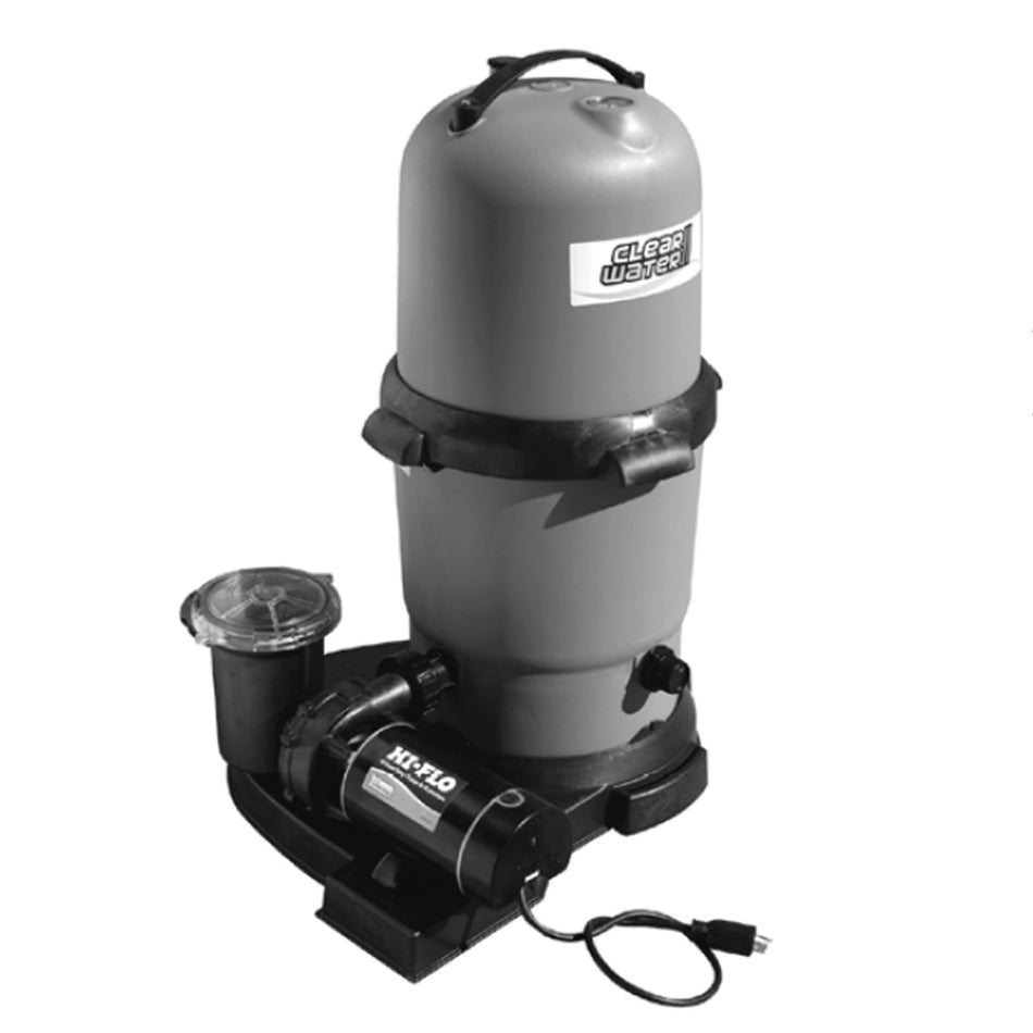 Waterway | 522-5147 | 100 sq ft ClearWater II Cartridge Filter System w/ 1 HP Pump – ABG