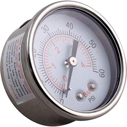 Waterway 830-4000SS Pressure Gauge Clearwater II