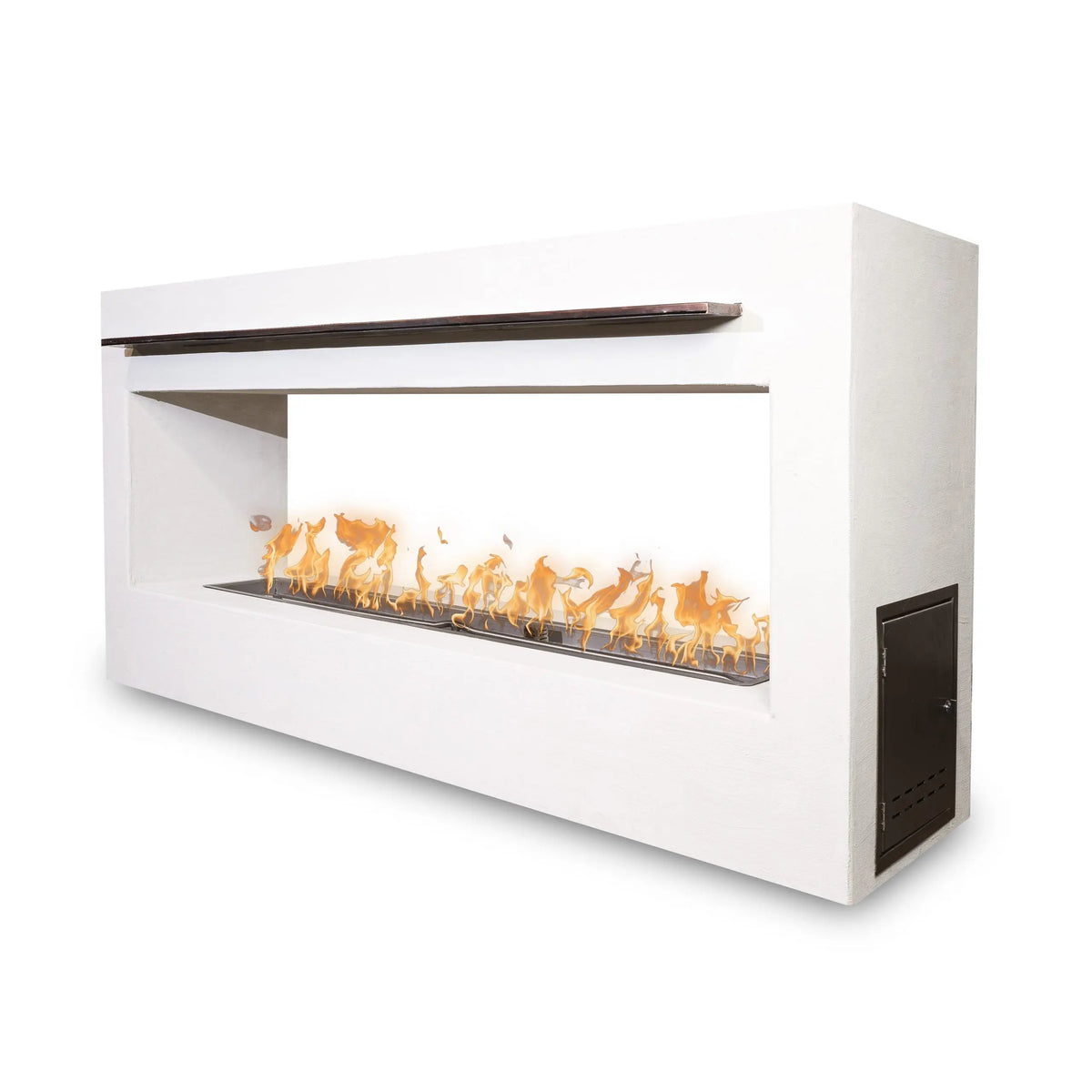 The Outdoor Plus | The Williams | Outdoor Fireplace – 72”, 84”, 96” | Ready to Finish with Scrupper | Liquid Propane or Natural Gas The Outdoor Plus