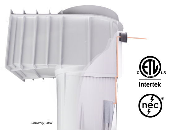 CMP | 25160-510-000 | Pool Defender Regular Mouth Water Bonded Skimmer | 2