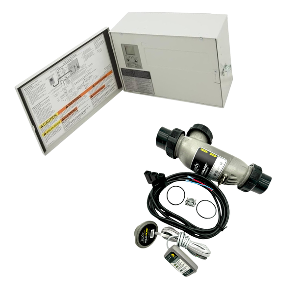 Jandy | APUREM + PLC1400 | AquaPure Salt Chlorination System Kit | Power Pack and PureLink Cell for Pools to 40,000 Gallons