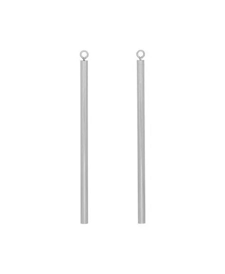 S.R. Smith | 10167 | 96" Stainless Steel Top Eye Backstroke Stanchion | Pool Competition Equipment SR Smith