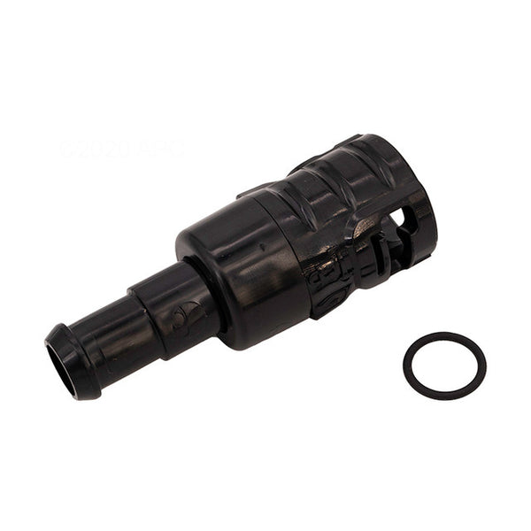 Polaris | R0838100 | Black Quattro Sport Feed Hose Connector Assembly | Replacement Pool Cleaner Hose Connector