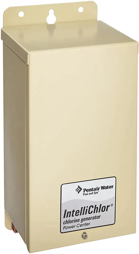 Pentair IntelliChlor Power Center and IC60 Salt Cell. EC-521105 EC-520556.