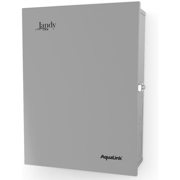 Jandy | 6614-LDG | AquaLink RS Sub-Panel Power Center | Gray, 12 Breaker Slots, 125A, Four 3 HP Relays