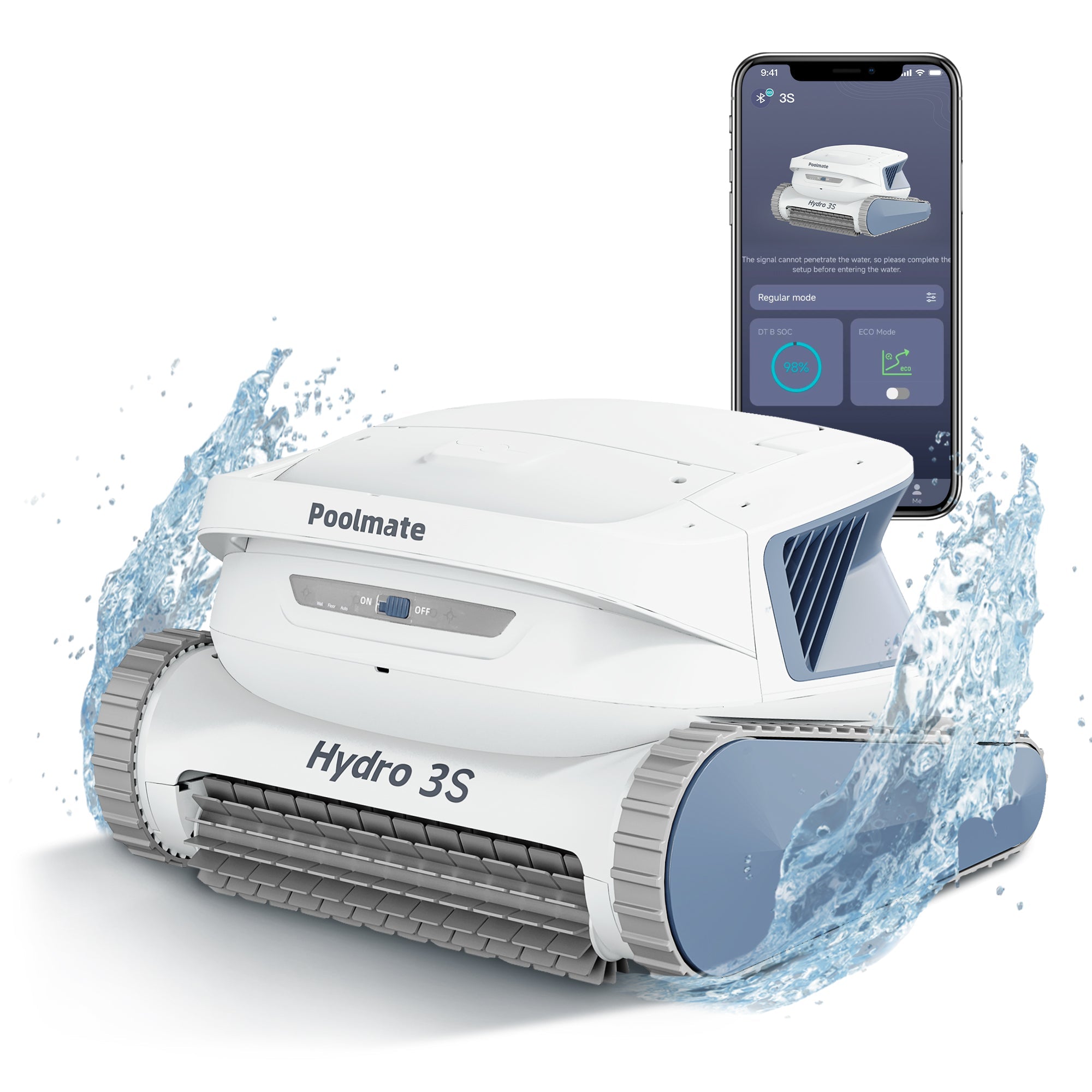 Poolmate | 40.40.700.0002 | Hydro 3S Cordless Pool Cleaner Poolmate