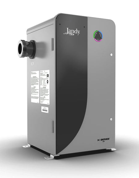 Jandy X-Series X350 AOP system side view with 2 in unions