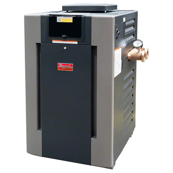 Raypak | B-R207A-EN-X | 200K BTU Low NOₓ Natural Gas Heater | ASME Digital IID with Bronze Header & Cupro‑Nickel Heat Exchanger