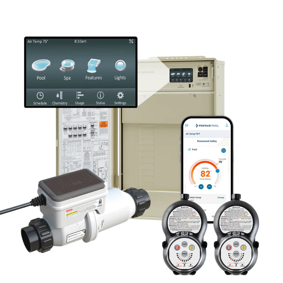 Pentair | 523964 | IntelliCenter Load Center Bundled System with Salt, i5PS Personality Kit & IntelliChlor® Chlorine Generator