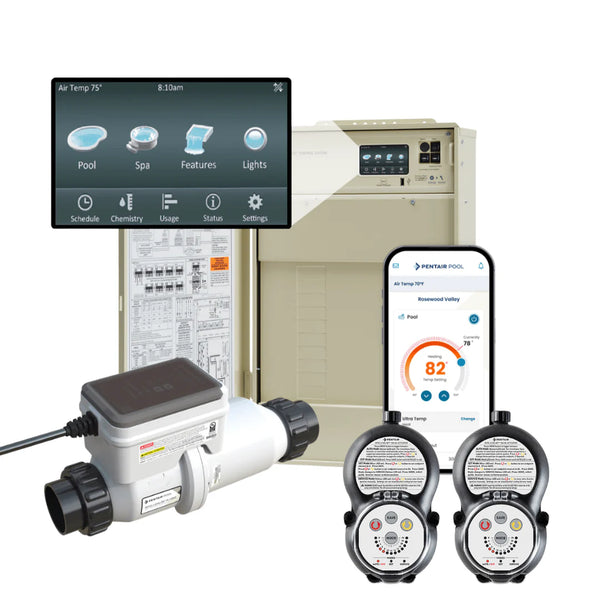 Pentair | 523964 | IntelliCenter Load Center Bundled System with Salt, i5PS Personality Kit & IntelliChlor® Chlorine Generator
