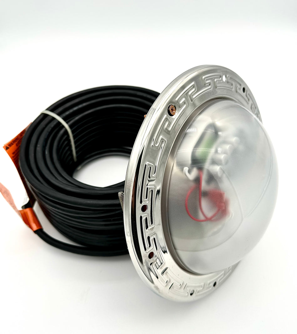 Pentair | 602179 | IntelliBrite Architectural Series Pool WHITE LED Light – 120V, 31W, 100 ft Cord