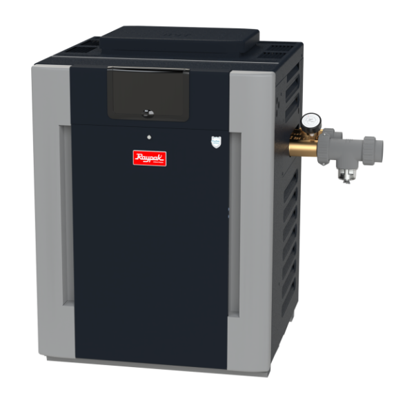 Raypak | 017706 | 267A Low NOx Natural Gas Digital Heater | #26 Orifice, Bronze Headers
