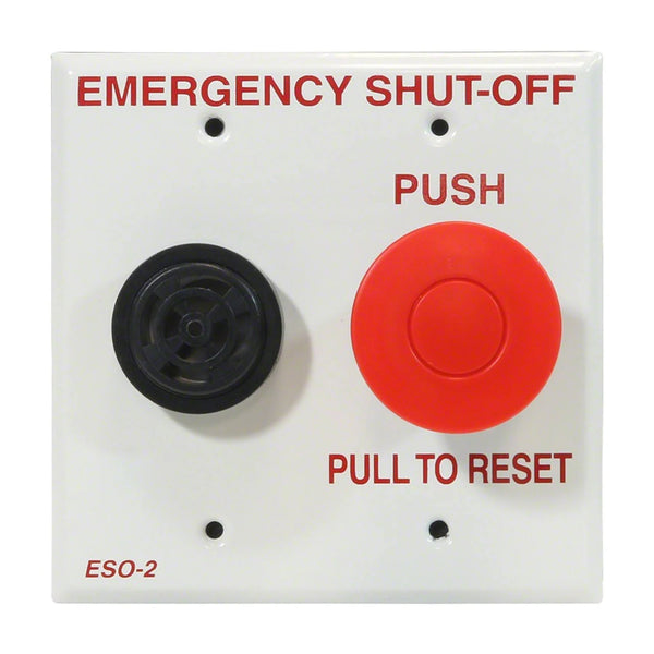 Pentair | ESO2 | Emergency Shut-Off Switch with Alarm – Double Gang Plate