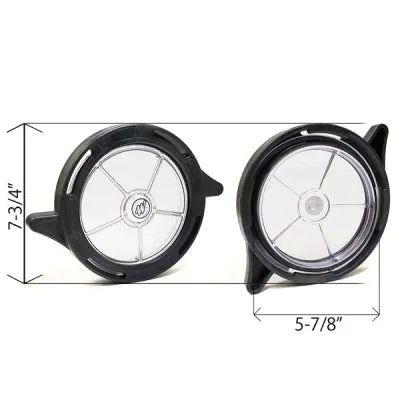 Waterway | 319-4100 | 6" Trap Lid Easy Lock for Econo-Flo – Self-Locking Design with O-Ring Included