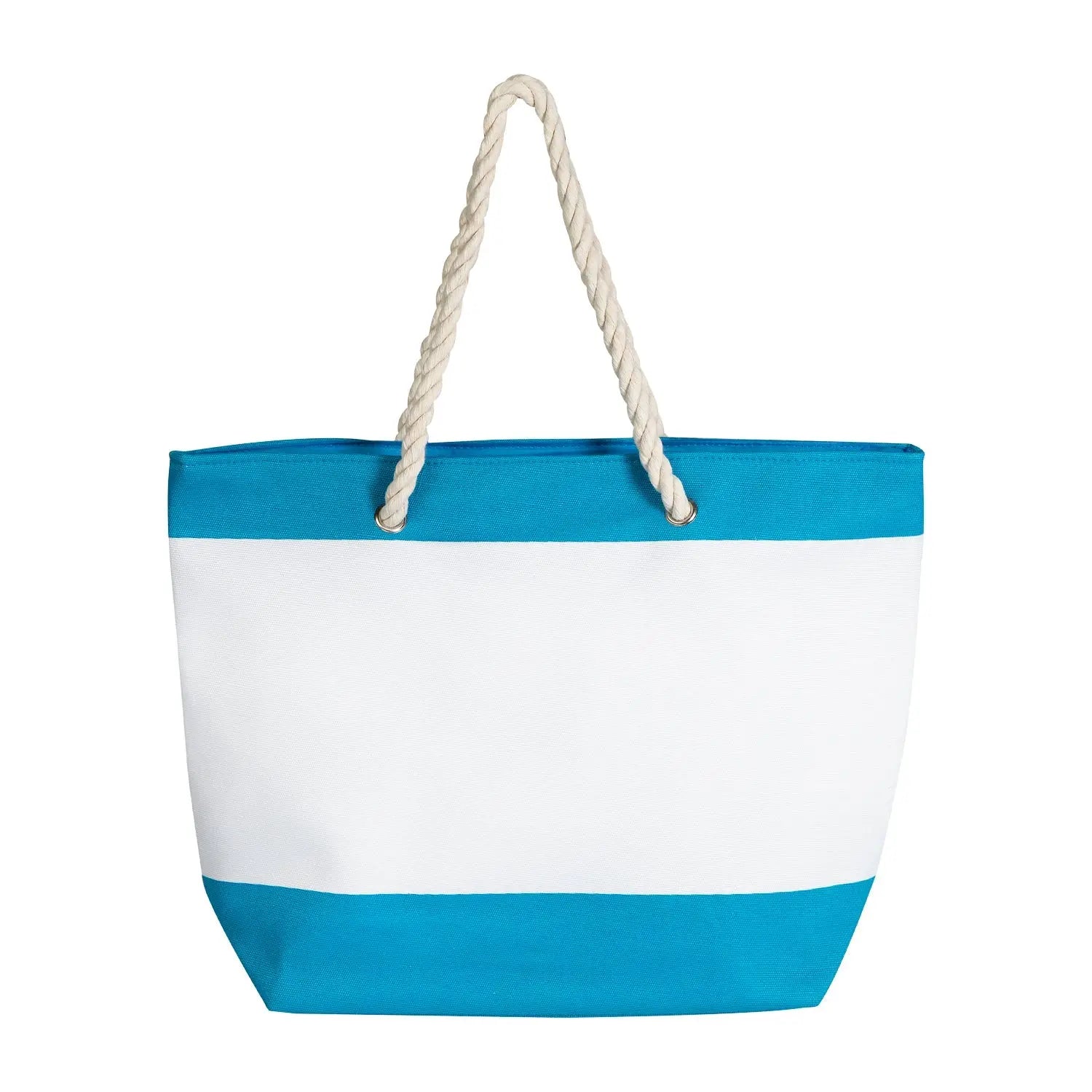 FatTowels Large Nautical Rope Tote | Oversized Beach & Pool Bag with ...