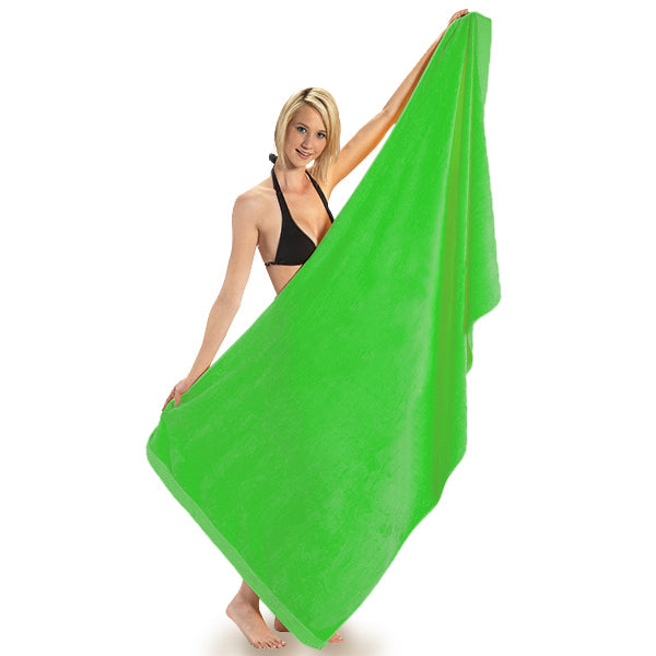 FatTowels - King Sized Velour Beach Towel in Vibrant Colors - 36